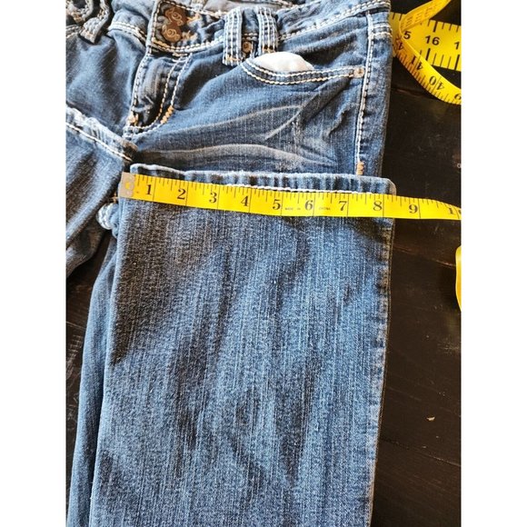Twenty One Black By Rue 21 Size 5/6 Regular Bootcut Women's Denim Jeans Mid Rise - Picture 10 of 11